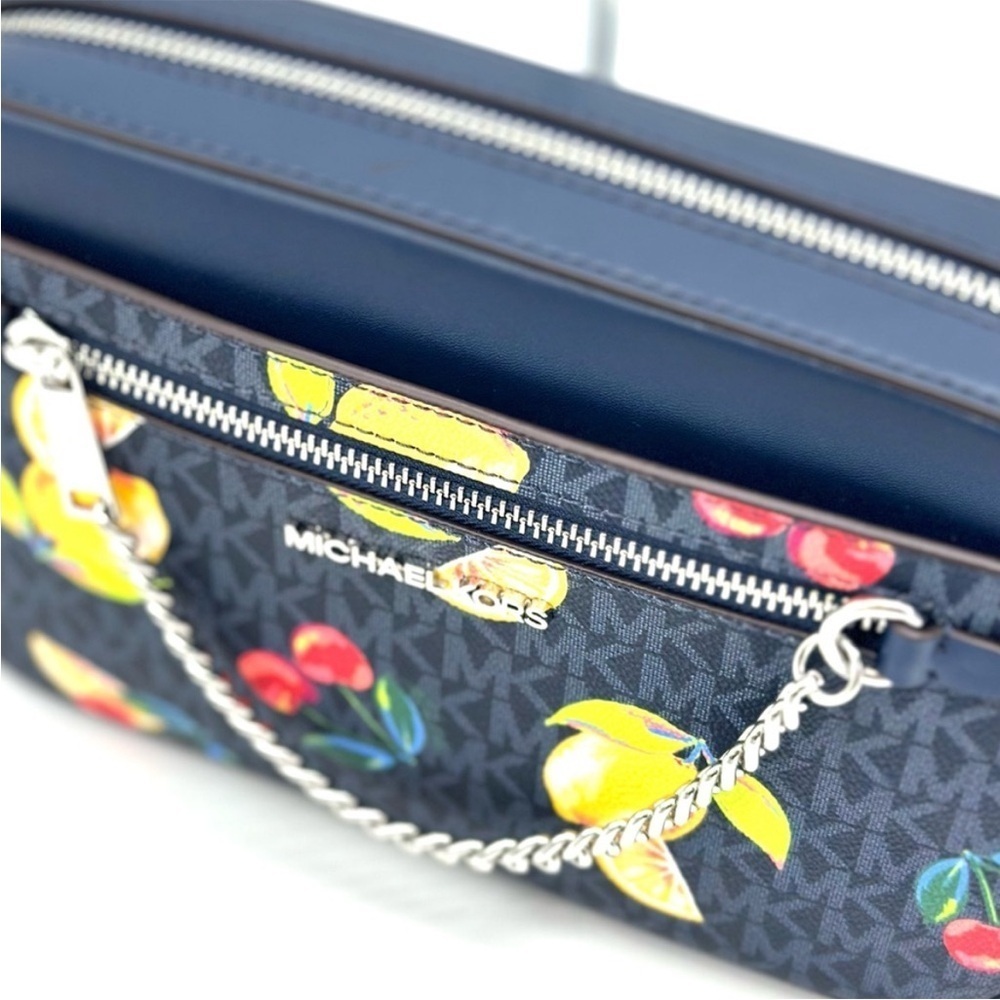 Michael Kors Large EW Zip Chain Xbody
Crossbody Bag Navy Blue Multi - Picture 8 of 11